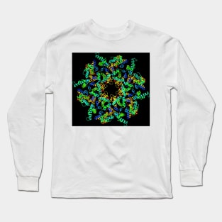 HIV-1 capsid in intact virus particle (F012/1041) Long Sleeve T-Shirt